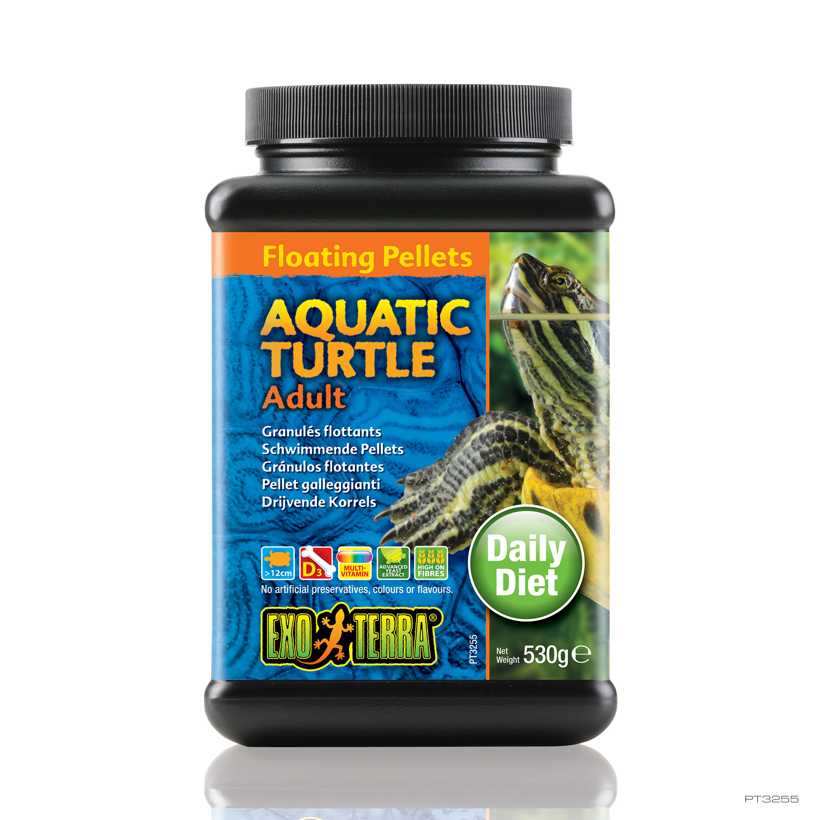 Floating Pellets Aquatic Turtle Adult 18.6 oz - 530 g
