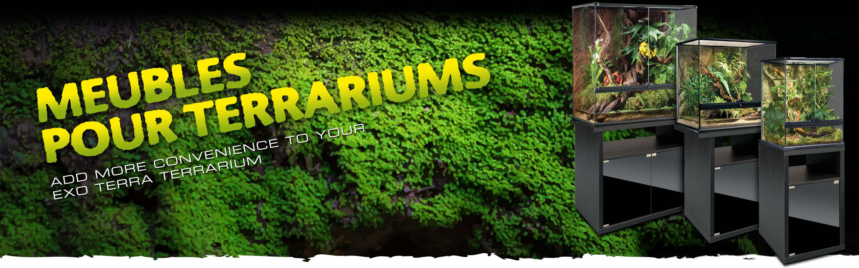 Meubles pour terrariums