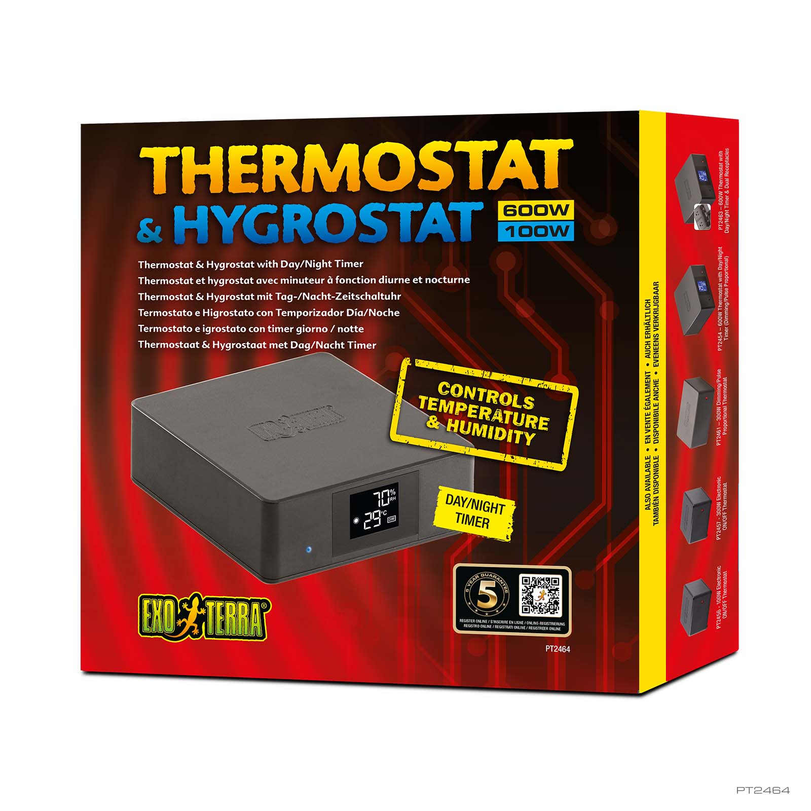 EXO TERRA サーモスタット Amazon.com : Exo Terra Reptile Electronic On/Off Thermostat