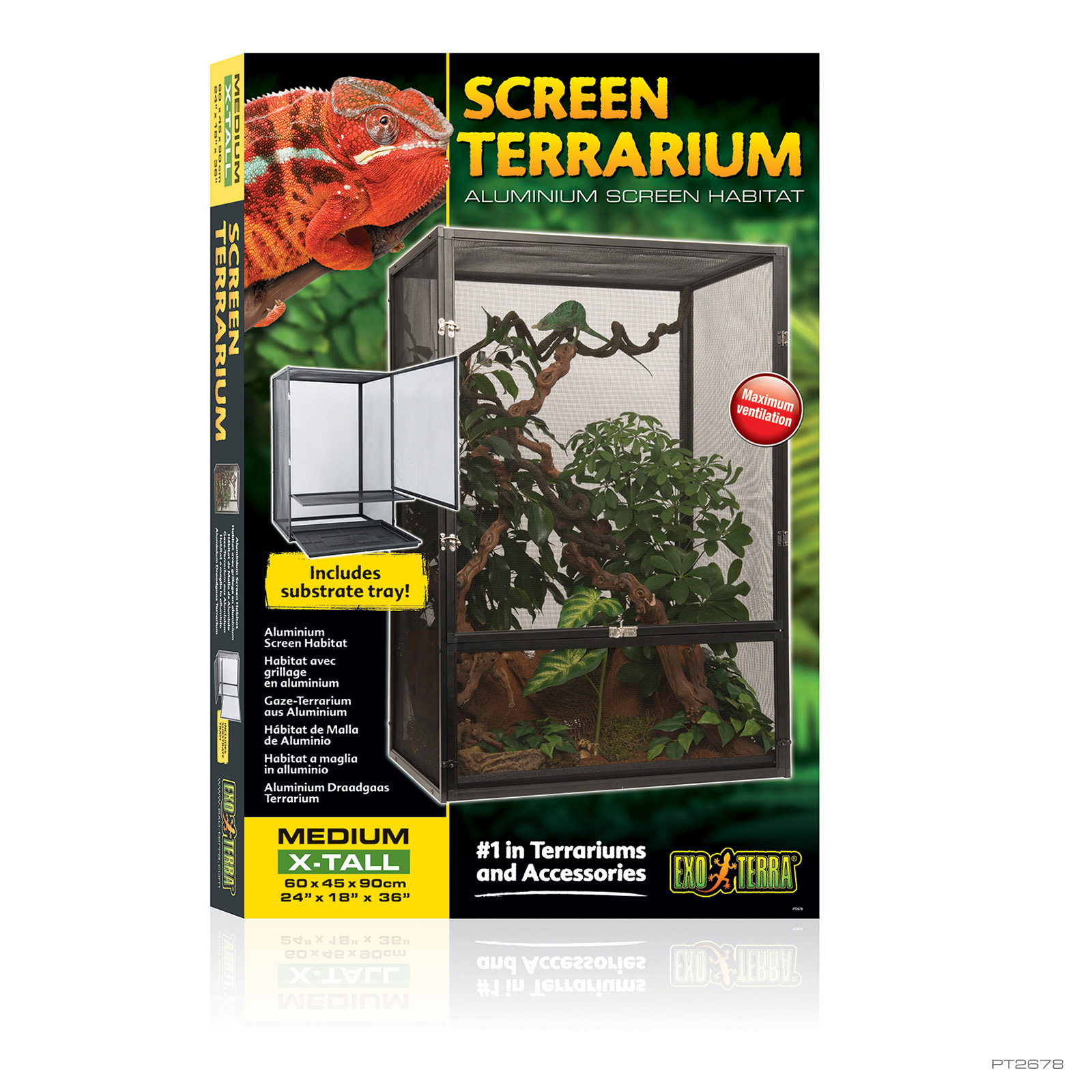 Screen Terrarium Medium X-Tall