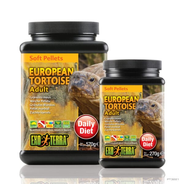 Soft Pellets Adult European Tortoise Food 9.5 oz - 270g