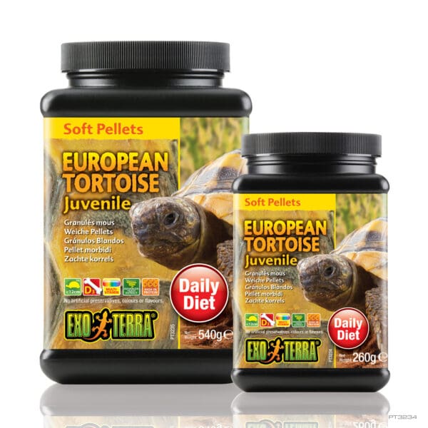 Soft Pellets Juvenile European Tortoise Food 9.1 Oz - 260G