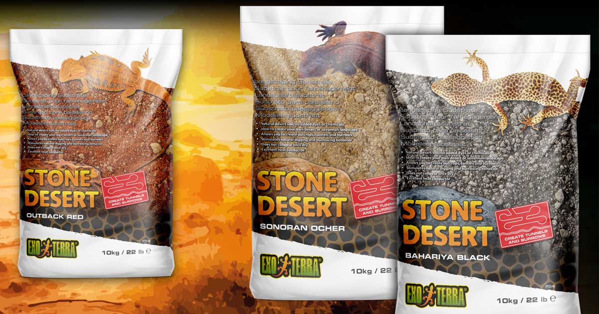 Exo Terra Stone Desert Substrate – Sonoran Ocher – 20 KG (44 LBS) Reptile Sand